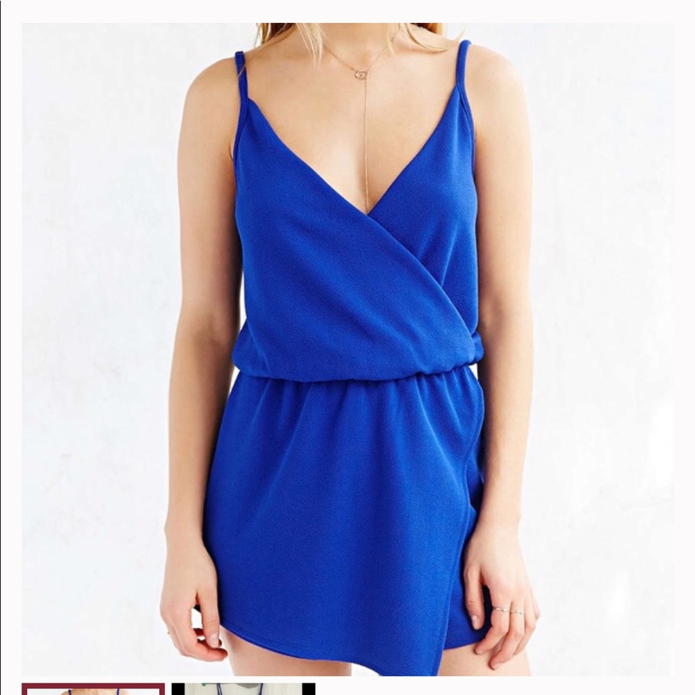 Urban blue envelope romper
